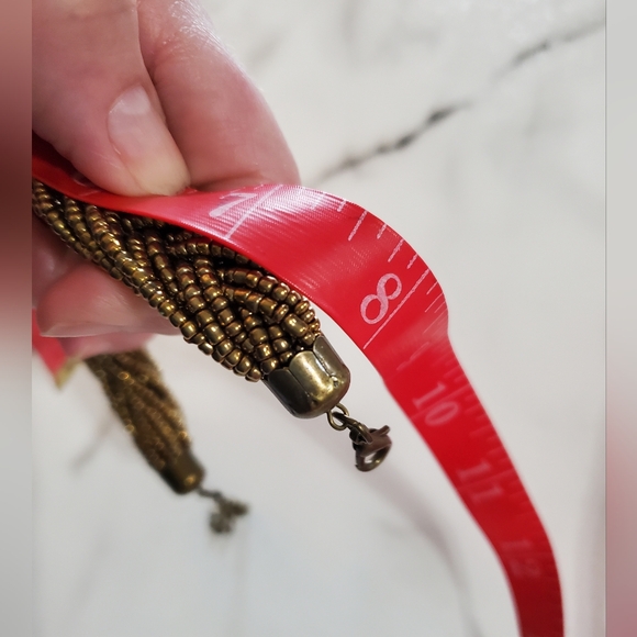 Bronze Braided Bead Bracelet  💥3 for $24💥 - Picture 7 of 12